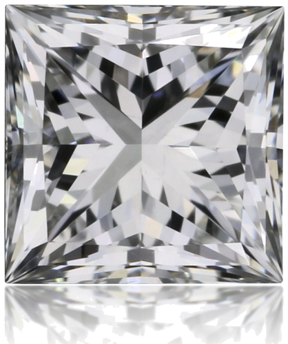 0.31 carat F-SI1 Natūralus Princess Deimantas (1)