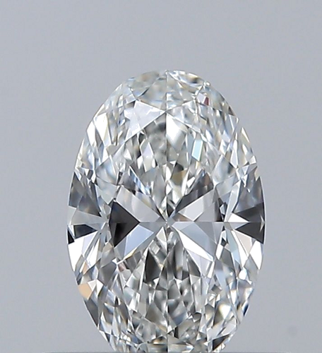 0.4 carat F-VVS2 Natūralus Oval Deimantas (1)