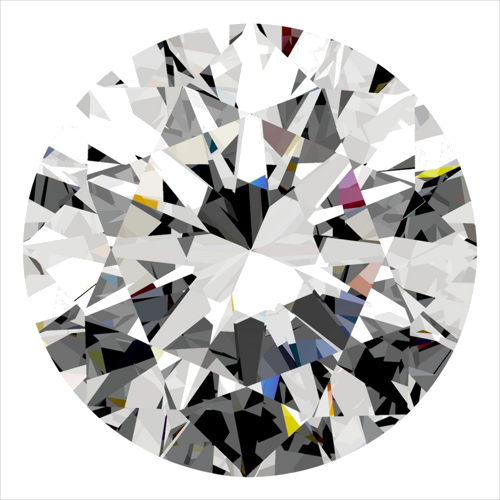0.4 carat H-SI2 Excellent cut Natūralus Round Deimantas (1)
