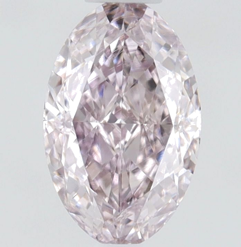 0.38 carat Fancy Brownish Pink-SI1 Natūralus Oval Deimantas (1)