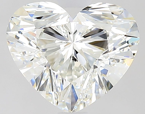 1.73 carat H-SI1 Natūralus Heart Deimantas (1)