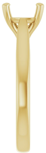 Sužadėtuvių Žiedas „Solitaire“ 585 Geltonojo Aukso Cushion 7mm (4)