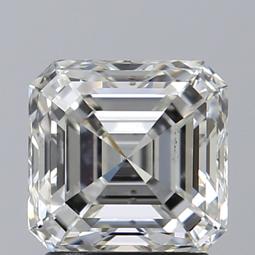 1.7 carat H-SI1 Natūralus Asscher Deimantas (1)