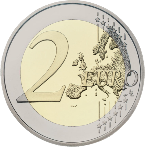 2019 Испания Старый город Авила монета 2 евро (2)