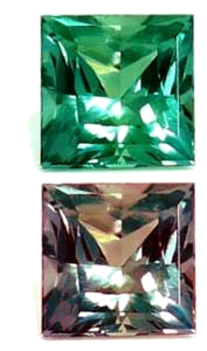 0.11 carat GREEN Square Alexandrite (1)