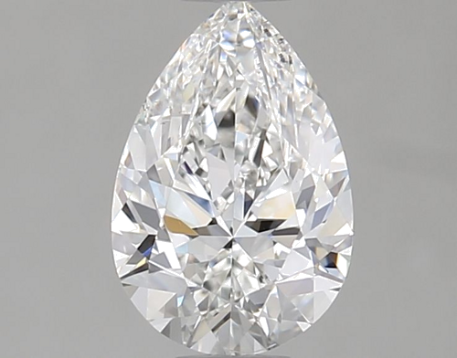 0.7 carat F-VS2 Natūralus Pear Deimantas (1)