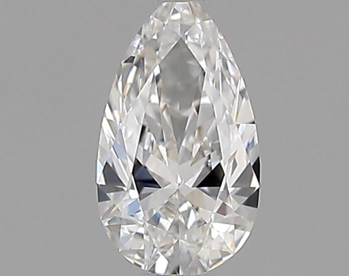 0.3 carat E-VS1 Natūralus Pear Deimantas (1)