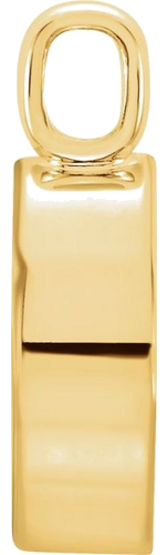 Pakabukas „Oval Bezel-Set Cabochon“ 585 Geltonojo Aukso Oval 8mm x 6mm (2)