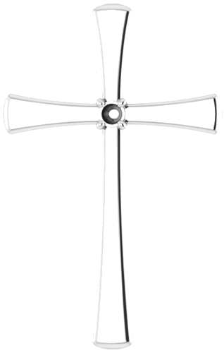 14K White  2 mm Round Pendant Mounting (1)