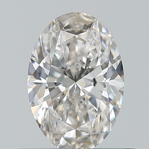 0.6 carat G-VVS2 Natūralus Oval Deimantas (1)