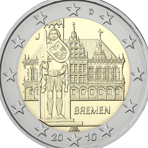 2010 Germany Federal Land of Bremen 2 euro coins (2)