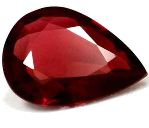 0.66 carat RED Pear Rubinas (1)