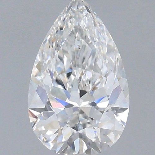 0.5 carat E-VS2 Natūralus Pear Deimantas (1)
