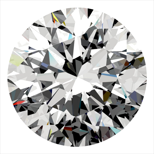 0.3 carat H-VS1 Excellent cut Natūralus Round Deimantas (1)