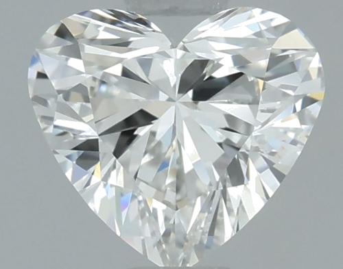 0.55 carat G-VVS2 Natūralus Heart Deimantas (1)