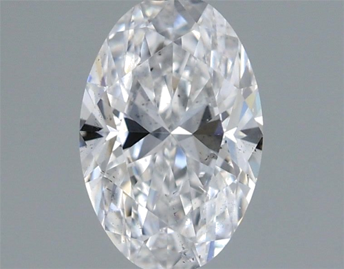 0.75 carat D-SI1 Natūralus Oval Deimantas (1)