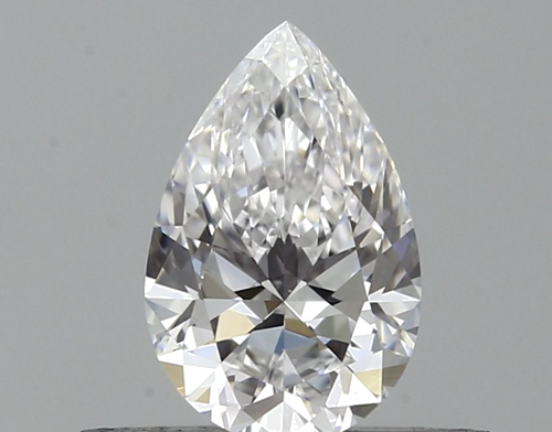 0.32 carat D-VVS1 Natūralus Pear Deimantas (1)