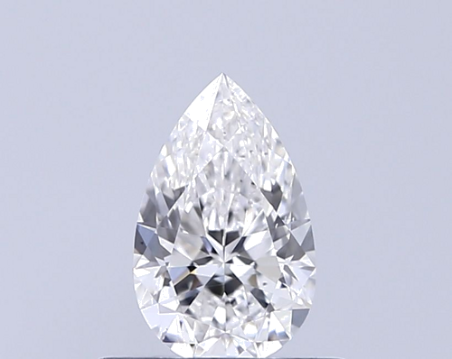 0.51 carat G-VS2 Natūralus Pear Deimantas (1)