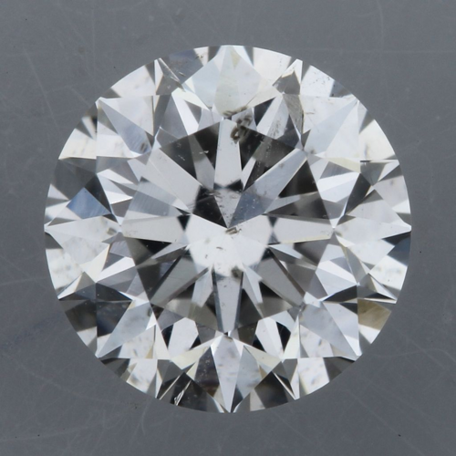 0.51 carat G-SI2 Very Good cut Natūralus Round Deimantas (1)