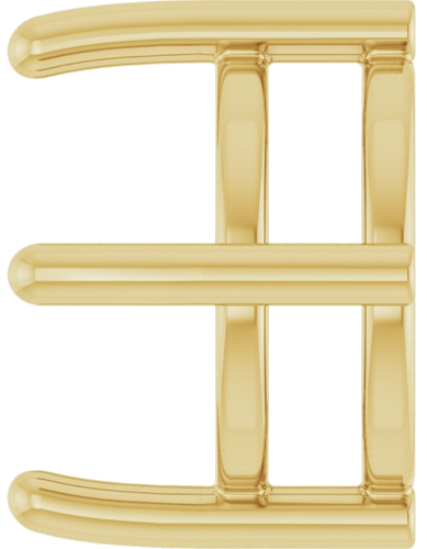 14K Yellow 7 mm Round Cabochon Pendant Mounting (3)