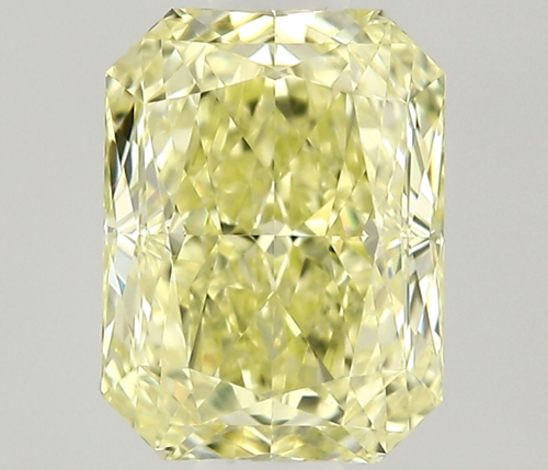 0.5 carat Fancy Light Yellow-VVS2 Natūralus Radiant Deimantas (1)