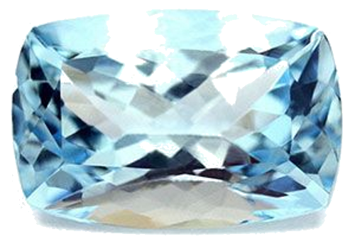 4.39 carat BLUE Cushion Aquamarine (1)