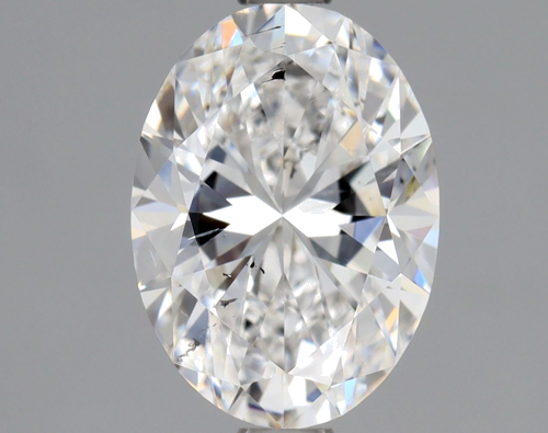 1.5 carat D-SI2 Natūralus Oval Deimantas (1)