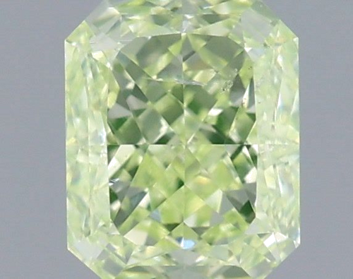 0.6 carat Fancy Green-SI2 Natūralus Radiant Deimantas (1)