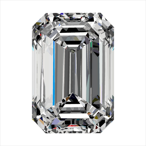 0.4 carat I-VS1 Natūralus Emerald Deimantas (1)