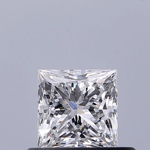0.5 carat D-VVS1 Natūralus Princess Deimantas (1)