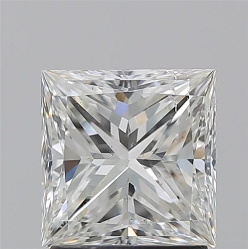 1.7 carat H-SI2 Natūralus Princess Deimantas (1)