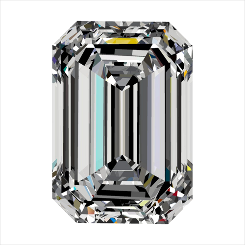 0.3 carat F-VVS2 Natūralus Emerald Deimantas (1)