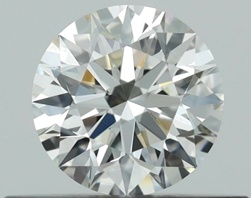0.37 carat I-VVS1 Excellent cut Natūralus Round Deimantas (1)