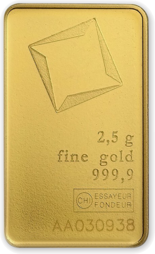 2.5 g Investment Gold Bar Valcambi (1)