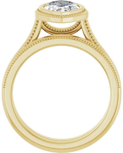 Sužadėtuvių Žiedas „Bezel-Set Solitaire“ 14k yellow gold Marquise 13mm x 6.5mm (7)