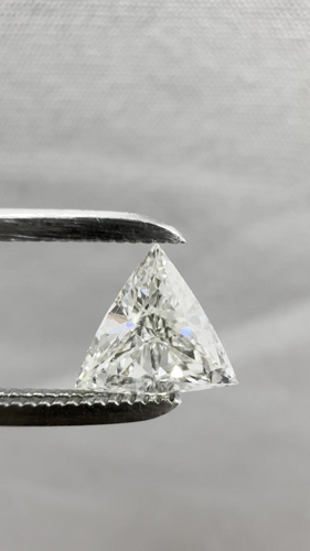 0.5 carat J-SI1 Natūralus Triangular Deimantas (1)