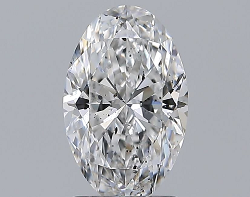 1.71 carat D-SI2 Natūralus Oval Deimantas (1)