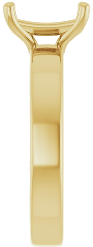 Sužadėtuvių Žiedas „Solitaire“ 18k yellow gold Emerald 8mm x 6mm (4)
