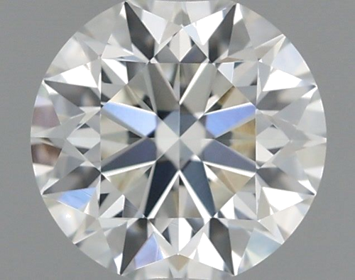 0.54 carat F-VVS1 Excellent cut Natūralus Round Deimantas (1)