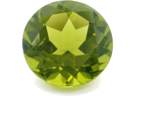 5.44 carat GREEN Round Peridot (1)