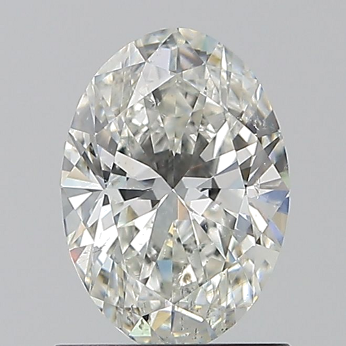 1.01 carat H-SI2 Natūralus Oval Deimantas (1)