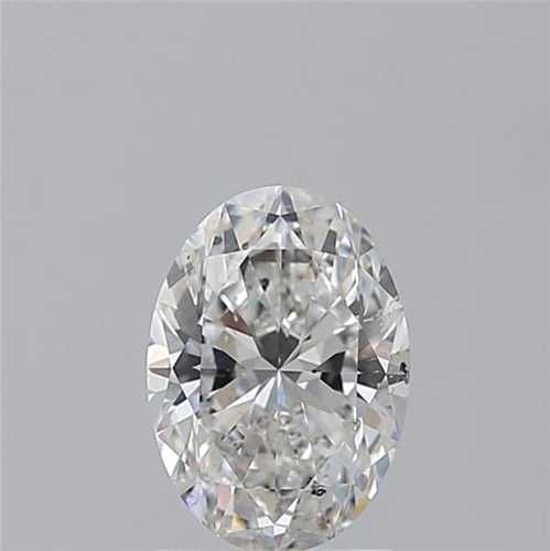 1.7 carat F-SI2 Natūralus Oval Deimantas (1)