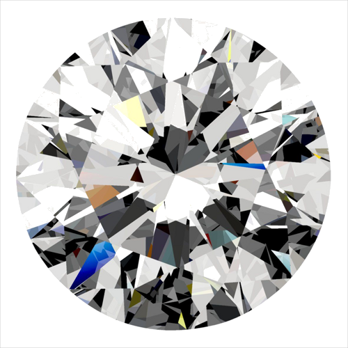0.3 carat E-VS2 Excellent cut Natūralus Round Deimantas (1)