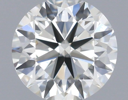 0.5 carat K-VVS1 GD cut Natūralus Round Deimantas (1)