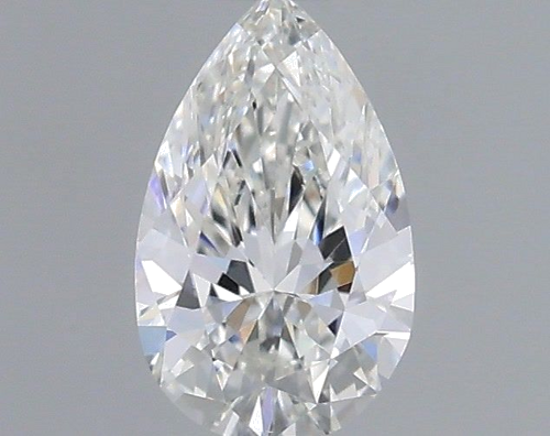 0.3 carat G-VS2 Natūralus Pear Deimantas (1)