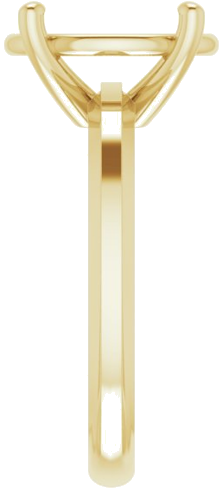 Sužadėtuvių Žiedas „Solitaire“ 14k yellow gold Oval 12mm x 10mm (4)