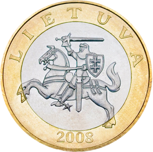 1998 - 2014 Lietuva 2 litų UNC moneta (Mix metai) (2)