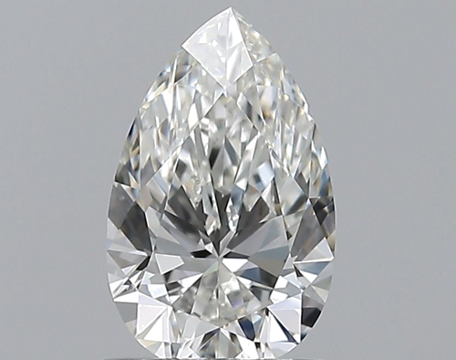 0.72 carat H-VVS2 Natūralus Pear Deimantas (1)
