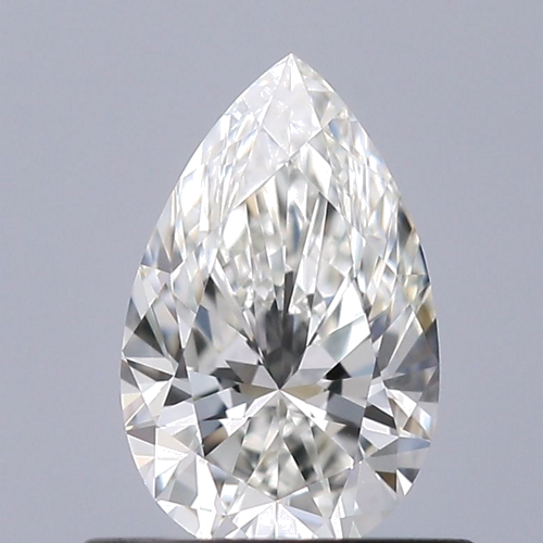0.51 carat I-VVS1 Natūralus Pear Deimantas (1)