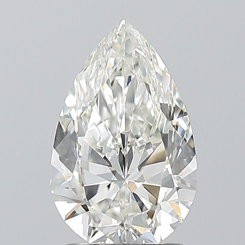 1.5 carat H-VVS1 Natūralus Pear Deimantas (1)